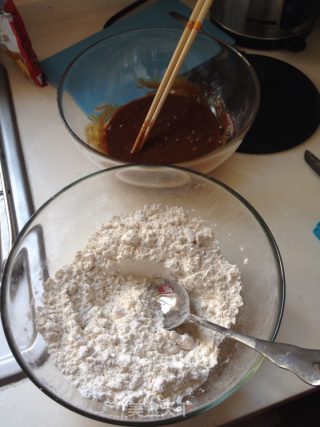 咖啡燕麦果肉甜饼的做法步骤：4