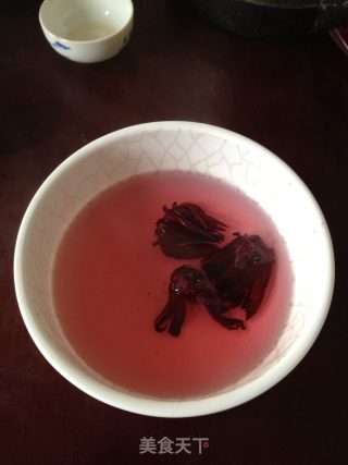 洛神花 豆浆的做法步骤：3