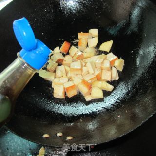 红薯丁烧豆腐的做法步骤：5