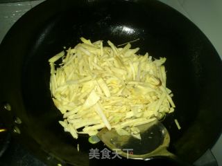 春笋肉丝的做法步骤：4