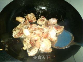 豆角烧鸡的做法步骤：2