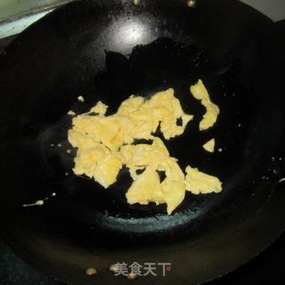 白薯片炒蛋的做法步骤：5