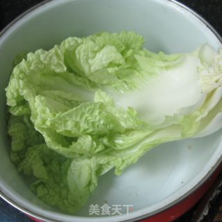 粉丝鸡蛋煮白菜的做法步骤：3