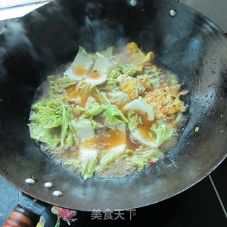 粉丝鸡蛋煮白菜的做法步骤：7