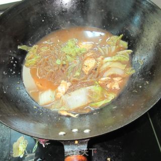 粉丝鸡蛋煮白菜的做法步骤：9