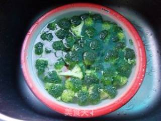 肉片炒西兰花的做法步骤：1