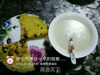 海参火腿鸡蛋饼的做法步骤：5