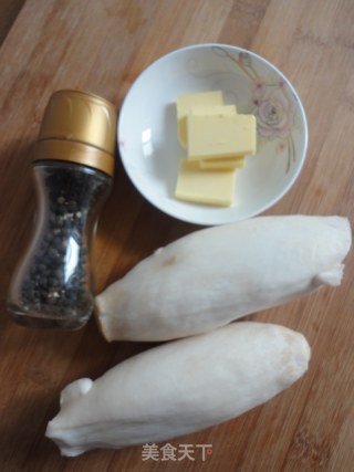 黑椒杏鲍菇的做法步骤：1