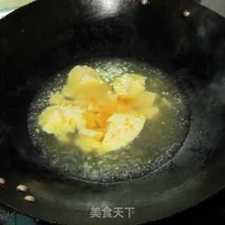 南瓜蛋羹豆腐汤的做法步骤：5