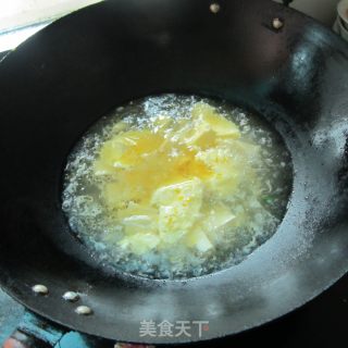 南瓜蛋羹豆腐汤的做法步骤：7