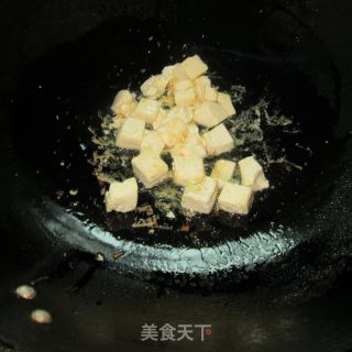 嫩豆腐配南瓜丁的做法步骤：5