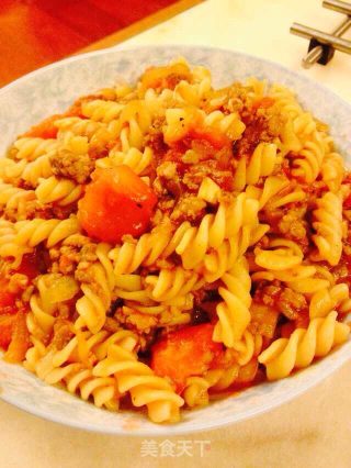 肉酱螺旋面的做法步骤：13