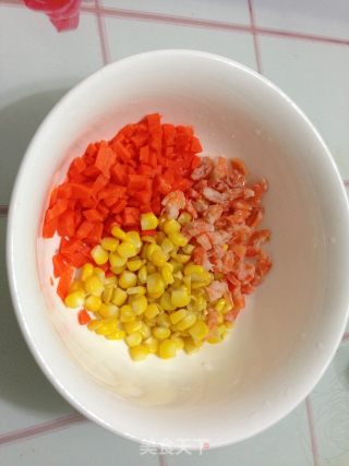 洋葱圈田园鸡蛋饼的做法步骤：1