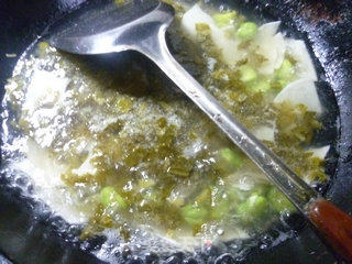 雪菜蚕豆片儿汤的做法步骤：7