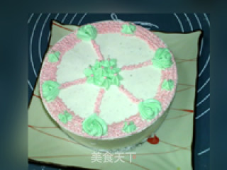 香草慕斯蛋糕的做法步骤：21