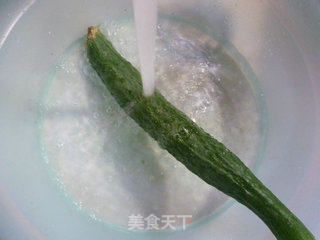 培根青瓜炒鸡蛋的做法步骤：4