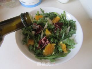 火腿茼蒿水果酸奶沙拉的做法步骤：6