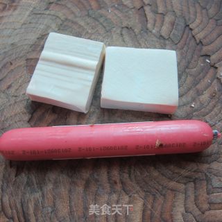 火腿豆腐汤的做法步骤：1