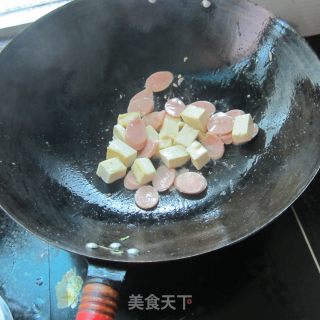 火腿豆腐汤的做法步骤：4