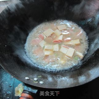 火腿豆腐汤的做法步骤：5