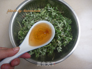 艾蒿蒸菜的做法步骤：2