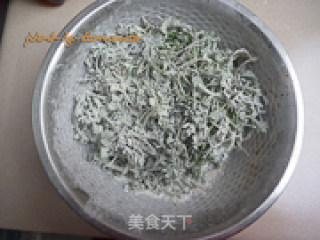艾蒿蒸菜的做法步骤：5