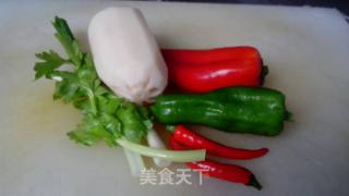 椒香藕片的做法步骤：1