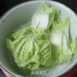 鸡蛋烧白菜的做法步骤：2