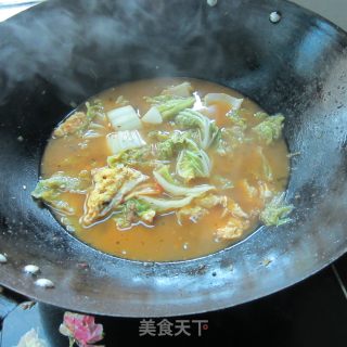鸡蛋烧白菜的做法步骤：8