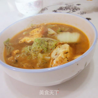 鸡蛋烧白菜的做法步骤：9