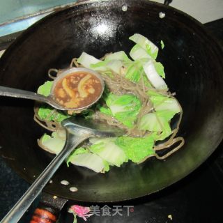 猪油白菜煮粉的做法步骤：8