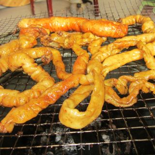 熏烤橙香猪大肠的做法步骤：6