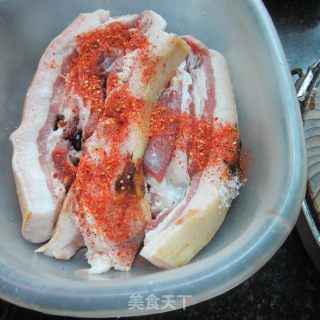 熏烤咖喱腊肉的做法步骤：6