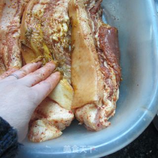 熏烤咖喱腊肉的做法步骤：8
