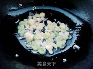 青豆豉炒豆腐干的做法步骤：4