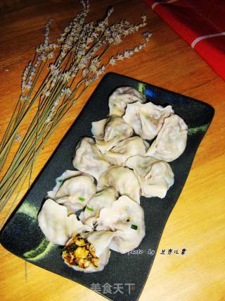 素三鲜水饺－－－春天的韭菜那是一个香的做法步骤：22