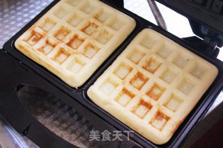 冰淇淋华夫饼的做法步骤：11