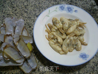 青椒蛏子炒豆腐的做法步骤：8
