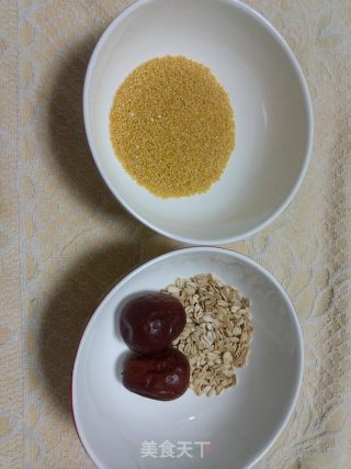 小米燕麦红枣粥的做法步骤：1