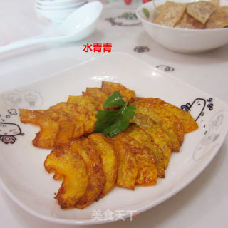 炸南瓜片的做法步骤：7