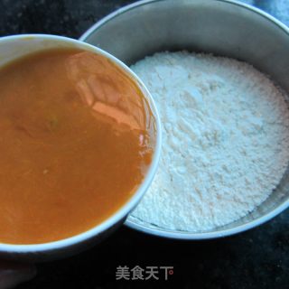 南瓜面饺子的做法步骤：2