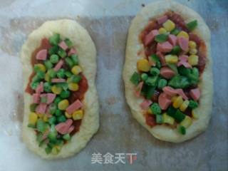 玉米火腿沙拉包的做法步骤：7