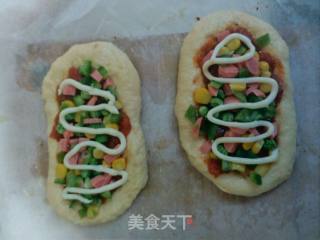 玉米火腿沙拉包的做法步骤：8