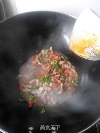 青瓜肉丝的做法步骤：6