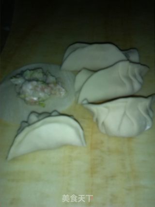 水煮白菜肉饺的做法步骤：6