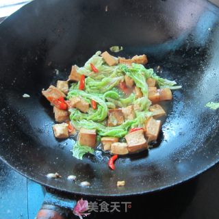白菜煮豆腐的做法步骤：4