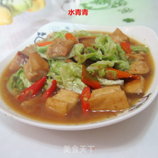 白菜煮豆腐的做法步骤：6