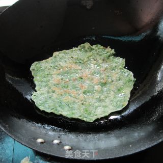 芹菜煎饼的做法步骤：9
