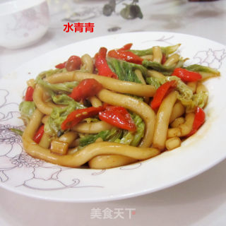 白菜炒粉的做法步骤：8