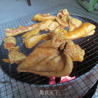 熏腊猪耳朵的做法步骤：4